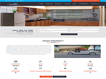 Melange Prime Properties Real Estate Website 